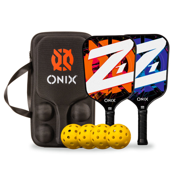 ONIX Pickleball Z1 Starter Kit Includes Two Z1 Paddles, Four Fuse Pickleballs in Easy to Carry Case_1 onix pickleball starter set onix pickleball starter set