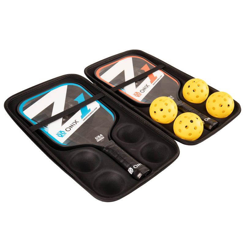 ONIX Pickleball Z1 Starter Kit Includes Two Z1 Paddles, Four Fuse Pickleballs in Easy to Carry Case_4