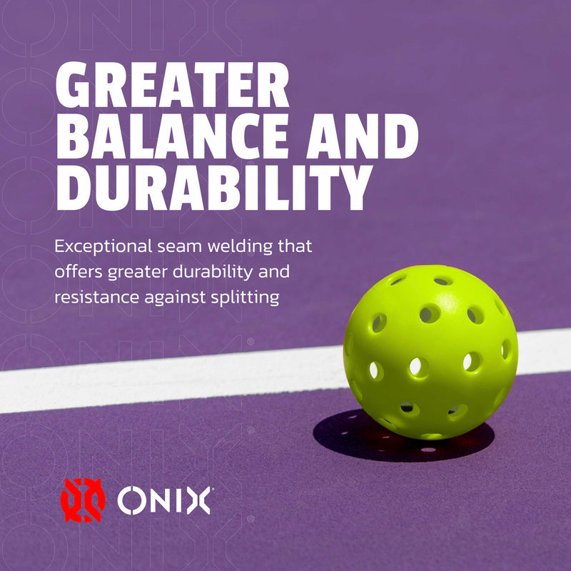 good balance and durability pickleballs resists splitting 