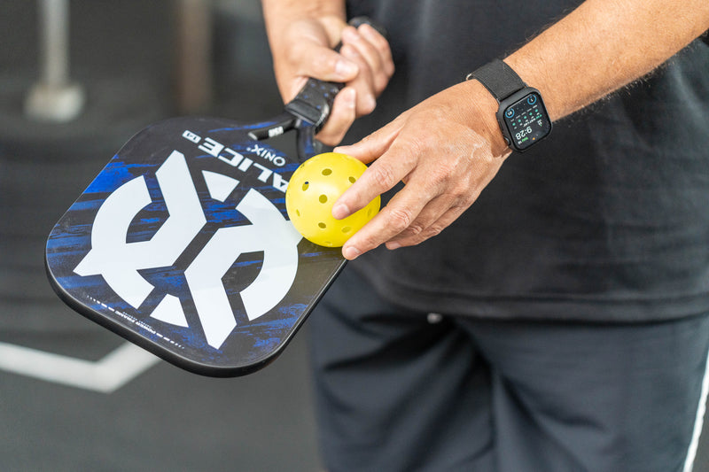 Dura Fast pickleball yellow lifestyle