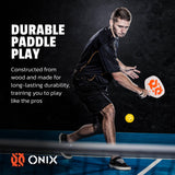 durable paddle play wood pickleball set 