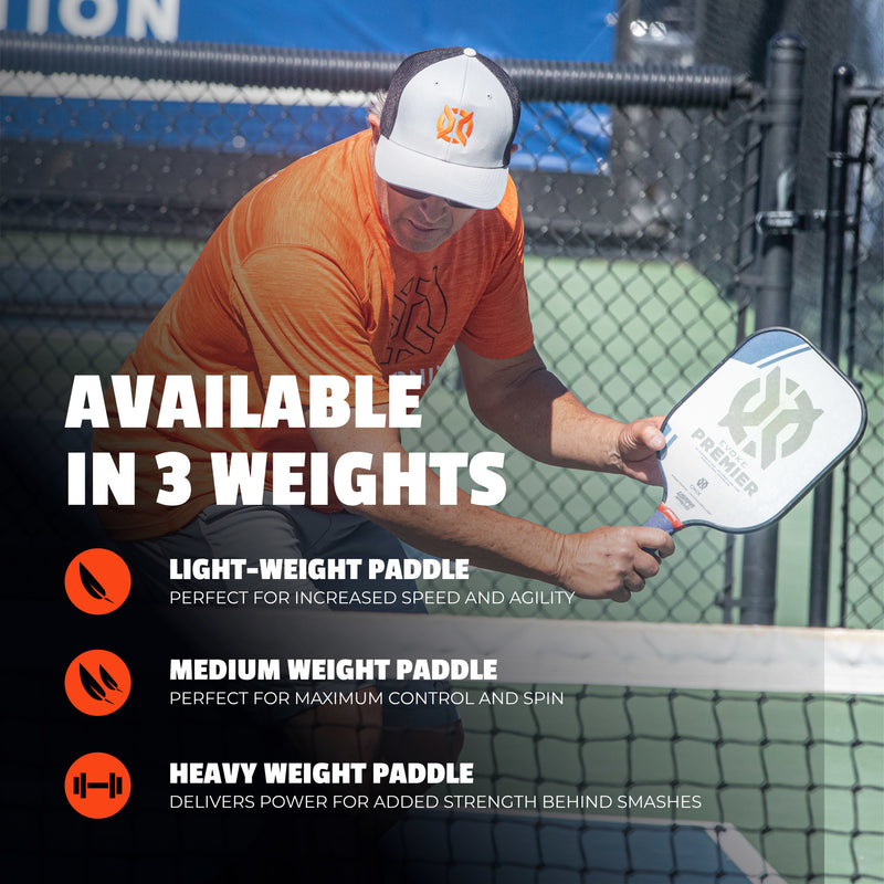 Blue ONIX Premier Pickleball Paddle weights