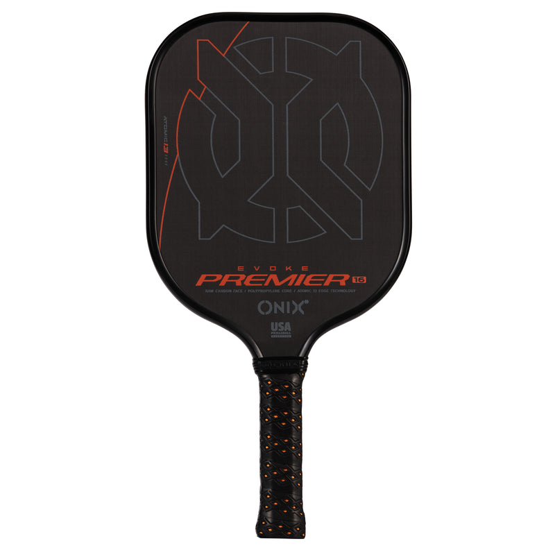 ONIX Evoke Premier Raw Carbon 16 - carbon fiber pickleball paddle - pickleball paddle near me