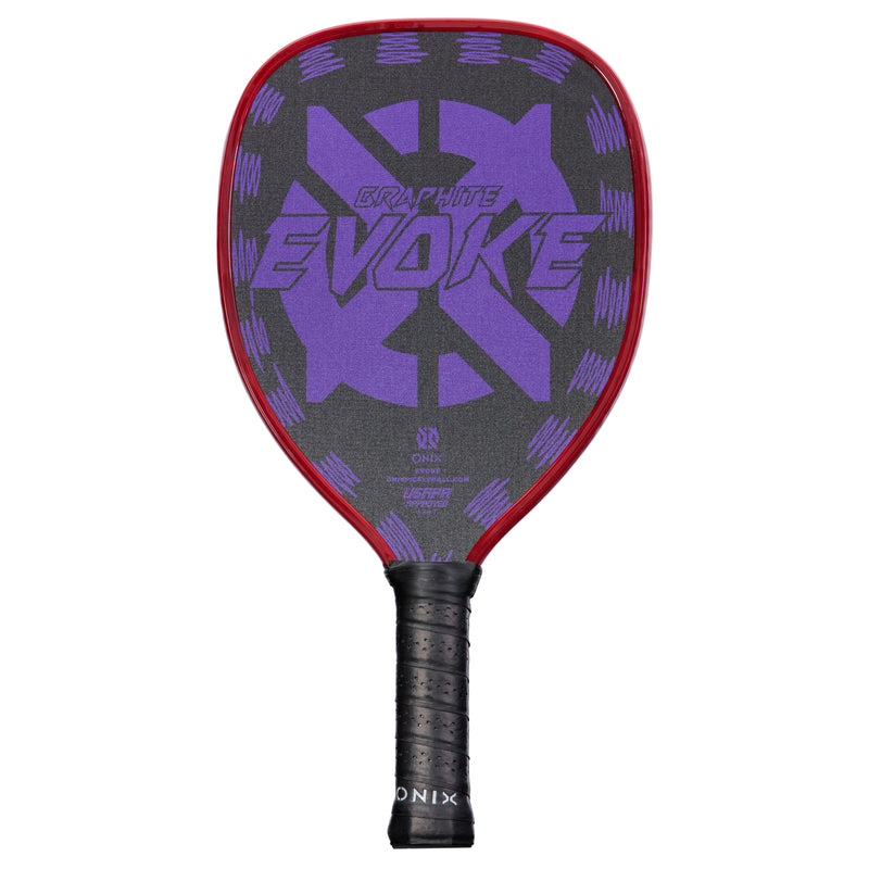 Onix Graphite Evoke Tear Drop Pickleball Paddle Features Tear Drop Shape, Polypropylene Core, and Graphite Face_1