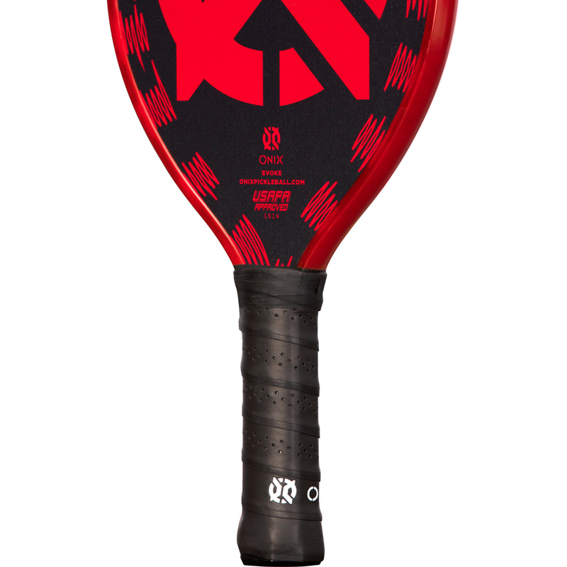 Onix Graphite Evoke Tear Drop Pickleball Paddle Features Tear Drop Shape, Polypropylene Core, and Graphite Face_2