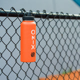 ONIX Pickleball Accessory Stainless Steel Insulated Sweat Proof Dishwasher Safe Double Wall 40 oz. Water Bottle — Orange_11