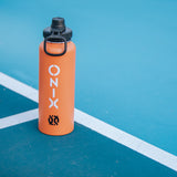 ONIX Pickleball Accessory Stainless Steel Insulated Sweat Proof Dishwasher Safe Double Wall 40 oz. Water Bottle — Orange_5