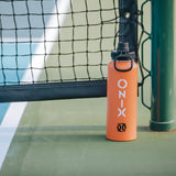 ONIX Pickleball Accessory Stainless Steel Insulated Sweat Proof Dishwasher Safe Double Wall 40 oz. Water Bottle — Orange_9